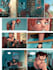create a romantic novel comic strip