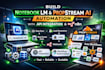 build notebook lm and propstream ai automation with API integration, n8n