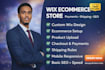 develop wix ecommerce store with payments and shipping