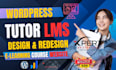 build tutor lms pro wordpress lms website for online courses