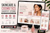 design skincare cosmetics beauty shopify store website for your ecommerce brand