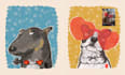 draw your dog portrait in epic pastels style