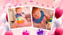 create child birthday slideshow