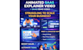 create animated saas explainer , demo videos