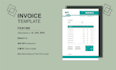 design custom invoice, letterhead template for your business