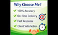 do accurate data entry, excel work and pdf conversion