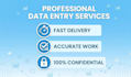 do accurate data entry and web research