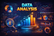 professional in data analysis, create animations and edit videos