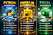 build excel power bi and tableau dashboards and data analysis