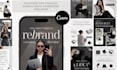german editable canva instagram post reels, linkedin carousel template in 24 hrs