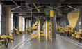 makeover commercial gym building,function space planning,fitness facility render