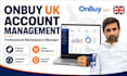 set up and manage your onbuy UK account