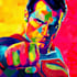 design an amazing superhero pop art