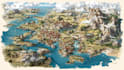 design a fantasy map illustration