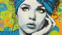 draw a professional pop art portrait