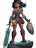 create 2d game character or 2d game character