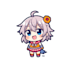 design logo with cute anime mascot