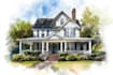 draw a watercolor house painting