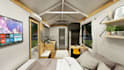 design 3d tiny house design, container house, modular micro , backyard cottage