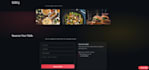 design a modern restaurant landing page with menu and booking