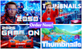 design premium youtube thumbnails optimized for CTR
