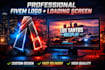 create fivem logo banner and custom loading screen design