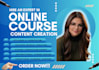 create elearning course content curriculum, training manual and course content
