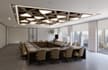 renovate modern conference hall, office interior layout, workspace cgi rendering
