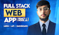 develop custom full stack web app for startup and small business