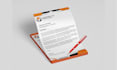 make design professional letterhead, business card