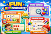 design kids worksheets preschool workbook kindergarten activity book kindle book