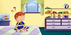 beautiful and cute character cartoon style