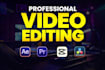 professional youtube documentry video editing