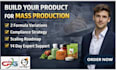 develop commercial food formulation for cpg startups and brands