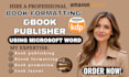 do amazon KDP book formatting, ebook paperback formatting, and KDP publishing