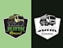 design strong trash removal and disposal logo