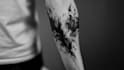 custom an abstract black tattoo design