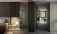 design a modern luxury master bedroom interior