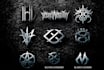 create gothic, black metal, death metal font logo