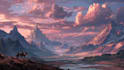 design stunning fantasy landscape