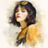 create a beautiful watercolor illustration for you