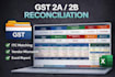 reconcile gstr 2a, 2b with purchase data and fix gst mismatches
