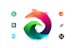 design ecommerce shopify online store shopping amazon logo