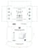 custom box packaging dieline, box cut lines and design