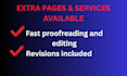 professionally proofread and edit any english document
