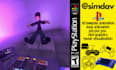 do retro 3d lowpoly ps1 ps2 psx music visualizer, spotify canvas, loop animation