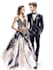 create technical fashion illustration, flat drawing, pattern