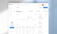 design a modern saas dashboard or web app UI UX in figma