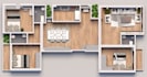 redraw floor plan from image, pdf, or sketch to autocad
