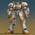 do custom digital 2d anime mecha art illustration